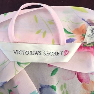 VS. Pretty sheer knee length robe